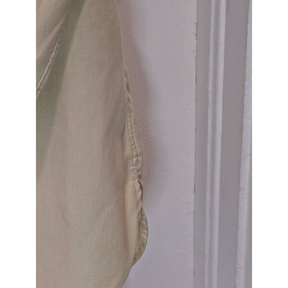 Vintage John W. Nordstrom Men's Beige Long Sleeve Button-Up Dress Shirt Size 16- - Picture 7 of 13